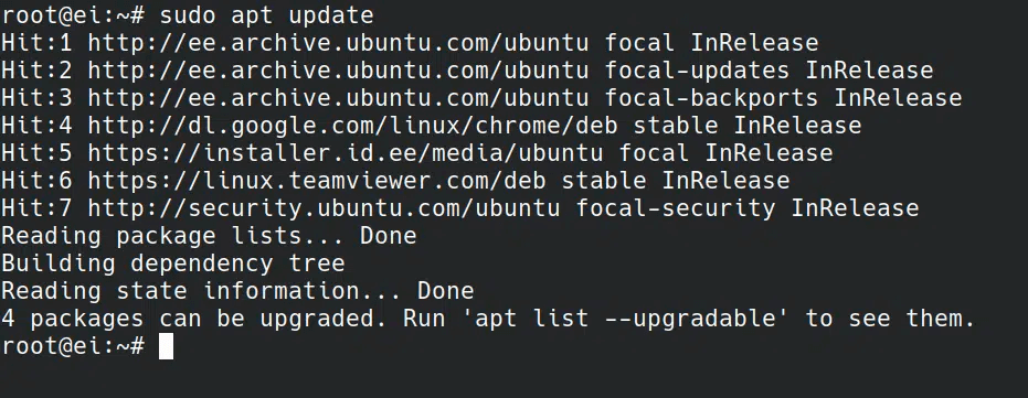 sudo-apt-update